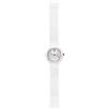 HIP HOP Orologio HWU0183 UOMO MULTIFUNZIONE quadrante CON LOGO BIANCO movimento MULTIFUNZIONE QUARZO e CINTURINO SILICONE TRASPARENTE