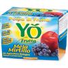 Yo frutta, Polpa di mela e mirtilli bio, senza zuccheri, 2x100g