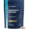Horbäach Magnesio e Potassio + Zinco e Calcio - 180 Compresse Vegane | Magnesio Complex con Ferro, Vitamina B12 e Vitamina B6 - Magnesium Potassium Supplement - Horbaach