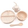 Bamboom Set Bimbo in Silicone Piatto Scodella Cucchiaio Bicchiere Tulips