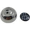 Jqalpenglow Pomello Del Cambio per Fiat 500 500C 2007-2011 2012 2013 2014 2015 2016 2017 20