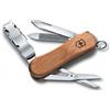 Victorinox Nail Clip Wood 580 - Bois De Noyer - Bois - Marron - Couteau Pliant
