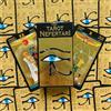 LO SCARABEO Nefertari's Mazzo Di Tarocchi Lo Scarabeo Con Foil Dorato Egizio Carte Fortune