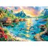 PuzzleCraftix Puzzle Delfino 1000/520/120 Pezzi Gioco Famiglia Regalo