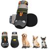 AMFUN 2 Stivali per Cani Paw Protector, Scarpe per Cani Impermeabili con Cinghie Regolabili Riflettenti, Antiscivolo e Lavabili, per Cani di Piccola, Media e Grande Taglia (Paw Width 2.2 inch)