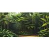 MIRRORANG 120x46cm Densa Giungla Rettile Terrario Acquario Sfondo Foresta Percorso Natura Scena Acquario Sfondo Drago Barbuto Vivarium Sfondo Vinile