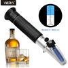 yieryi Rifrattometro per alcol 0-80% per tester per liquori Misuratore di alcol Alcolometro portatile Tester di concentrazione di liquori per birra con ATC