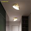 DARHYN Plafoniere moderne a LED Nodic accessori per la decorazione della casa per la camera da letto soggiorno sala da pranzo lampade per corridoi apparecchio rotondo in rame