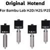 BEGRINT Hotend originale per Bambu Lab H2D H2S P2S Ugello in acciaio temprato 0.4/0.6/0.8mm acciaio inossidabile 0.2mm Bambulab H2S P2S Hot End