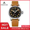 STEELFLIER Ufficiale SF740V Nuovo Quarzo Pilot Series Swiss C3 Luminoso 200M Impermeabile VH31 Movimento Orologio da uomo d'affari di moda