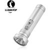 LUMINTOP Torcia LED EDC USB-C 26800 Ricaricabile, Lampada da Campeggio 458M, Lanterna per Esterni 4000 Lumen, Luce da Escursionismo con Doppio Interruttore, Modello Tiger