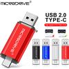 Micro unità Chiavetta USB TYPE-C Pen Drive con capacità reale da 128 GB Memory Stick da 64 GB 16 GB Regalo aziendale creativo Disco U rosso Blu 32G
