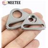 Meetee 5/10/20 Pezzi Fibbie in Acciaio Inox 20-38mm per Regolazione Cinghie Borse, Connettori per Reggiseni e Bikini, Accessori Antiscivolo