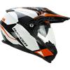 CGM Casco Trail CGM 666G Twin Ranger - Bianco Arancione