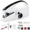LetCartMaker Mini macchina da cucire portatile Macchina da cucire elettrica portatile con kit da cucito per ricamo
