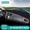 YaLumei Per Suzuki SX4 S-Cross 2013-2020: Tappetino Antiscivolo Parasole per Cruscotto Auto, Accessori