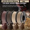 JAYO Filamento per stampante PLA in legno 3D JAYO 1,75 mm 1,1 kg 15% fibre di legno reali Precisione dimensionale +/- 0,02 mm Adatto alla maggior parte delle stampanti 3D FDM
