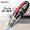 BALASHOV Aspirapolvere wireless portatile portatile Potente apparecchio di pulizia ricaricabile con aspirazione Carica rapida per peli di animali domestici in auto