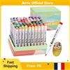 arrtx Pennarelli Arrtx, Penne con Punta Extra Fine per Pittura Acrilica, per Paesaggi Naturali, Pittura su Roccia, Legno, Tela, Vetro