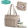 BAGSMART Tote Bag con scomparto isolato Puffer imbottito da donna Tote Laptop Insegnante Borse da lavoro Tote per lavoro Viaggi Palestra