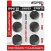 Ardistel Impugnature - Kit Ardistel Blackfire Precision Thumb Grigio 6in1, per Nintendo Switch 2 Joy-Con 2, Nero