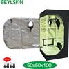 NONE Kit Tenda da Coltivazione Indoor 50x50x100cm con Corda di Sospensione, Box di Coltivazione in Mylar Altamente Riflettente per Fiori e Verdure