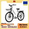 NONE E-BYCCO V1 Bicicletta Elettrica con Motore Brushless 500W, Batteria al Litio 36V15.6AH, Freni a Disco Meccanici, Pneumatici da 28 Pollici