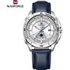 NAVIFORCE 2026 Nuovo Orologio da Uomo in Pelle al Quarzo, Casual Sportivo con Data, per Ufficio, Regalo Maschile, Orologio da Polso, Reloj Hombre