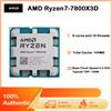 AMD Ryzen 7 7800 X3D R7 7800 X3D 5.0 GHz CPU 8-Core 16-Thread 5NM 96M Socket AM5 Scheda Madre 7800 X3D