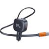 Hoembpn 99 W 3 in 1 accendisigari USB C, caricatore da auto retrattile di tipo C, caricatore rapido da auto, 12 V/24 V, adattatore USB per iPhone/Samsung/iPad/GPS/Dashcam
