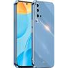 HONLEN Custodia per HUAWEI Nova 5T / Honor 20 (6.26 Inches), Cover Morbida in Silicone TPU, Design del Telaio Galvanico - Blu navy