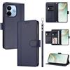 LIAOCY Custodia a Libro Portafoglio per Xiaomi Redmi Note 17 Pro Max, Pelle PU con Fibbia Magnetica [9 Scomparti per Carte], Cover Business Antiurto con Supporto, Blue.
