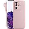 MyGadget Cover per Samsung Galaxy S20 Ultra - Custodia Protettiva in Silicone Morbido - Case TPU Flessibile - Ultra Protezione Antiurto & Antiscivolo Rosa