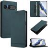LIAOCY Cover a Libretto per Sony Xperia 10 VII / 10 VIII, Cover Portafoglio in Pelle PU con Protezione RFID, Custodia Anticollisione con Supporto, Dark Green.