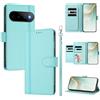 LIAOCY Custodia a Libro Portafoglio per Google Pixel 11 / Pixel 11 Pro, Pelle PU con Fibbia Magnetica [9 Scomparti per Carte], Cover Business Antiurto con Supporto, Light Green.