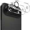 GEEMEE Pellicola Fotocamera Protezione per iPhone 17 Air/iPhone Air 2025 Vetro temperato, 2 Pezzi 9H Camera Protezione Lente (Nero), Anti Graffi Fotocamera Protettiva Screen Protector Film