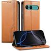 LIAOCY Custodia Business per Sony Xperia 10 VII / 10 VIII, Cover Wallet Flip in PU Pelle [Chiusura Magnetica], Cover Resistente alle Cadute con Supporto, Brown.