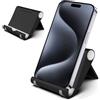 MOELECTRONIX Supporto per Telefono Cellulare per Samsung Galaxy A07 A17 A56 A36 A26 A16 A55 A35 A15 A05 A05s A73 A53 A33 A23 A13 4G 5G S20 FE S21 A52 A72 A32 A04 | Supporto da Tavolo Pieghevole A1 Nero
