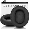 LTYIVABHTTW Arctis 7 - Cuscinetti auricolari di ricambio compatibili con Arctis Pro Wireless, Arctis 5, Arctis 3, Arctis 9X, cuscinetti auricolari con memory foam migliorato, colore: Nero