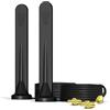 Bingfu Antenna 4G LTE 3G GSM Esterna Interna SMA TS9 5 dBi MIMO Cavo 3 m | Impermeabile, Base Magnetica, Omnidirezionale, per Router CPE, Modem SIM, Telecamere, MiFi, Amplificatore Cellulare, 2 pcs
