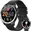 Fempoin 2026 Smartwatch Uomo Donna, 1.43 HD AMOLED Orologio Smartwatch con Chiamate e Whatsapp, Orologio Digitale con 100+Sport, SpO2/Sonno/Cardiofrequenzimetro, IP68 Impermeabile Smart Watch per iOS Android