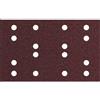 metabo Strisce abrasive 80 x 133 mm, P 100, 16 fori, adesivo, 631593000