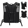 Romon Gilet Running Leggero Uomo Donna con Zaino Idratazione Regolabile | Perfetto per running,trail,maratona e bici.Leggero,traspirante, regolabile,resta in posizione anche nei movimenti più intensi