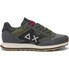 SUN 68 SUN68 Jaki 2.0 Bicolor Sneakers Uomo in Pelle e Tessuto Grigio Scuro