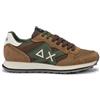 SUN 68 SUN68 Jaki 2.0 Bicolor Sneakers Uomo in Pelle e Tessuto Volpe