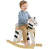 AIYAPLAY Cavallo a Dondolo per Bambini 1.5-3 Anni 68x26x53 cm Multicolore