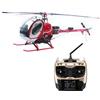 PuzzXfundty Elicottero RC Flybarless, elicottero JCZK 300C PRO, 2.4G 12CH, H1 Smart Flight Control e posizionamento GPS, regalo di Natale 2024, luci di navigazione a LED, versione RTF, rosso