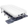 Ivation EZ-Bed (Singolo) Materasso ad aria con telaio e valigetta arrotolabile, autogonfiabile, letto gonfiabile con spegnimento automatico, superficie comoda, ideale per ospiti, viaggi, vacanze,