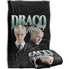 LOGOVISION Harry Potter Draco Malfoy Homage Coperta super morbida al tatto setoso - 91 x 147 cm