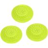 Mipcase Set 3pezzi Tappetino in Silicone per Pulizia Profonda Pennelli Make-up Design a Forma di Contenitore Creativo per Uso a Casa e Salone di Bellezza